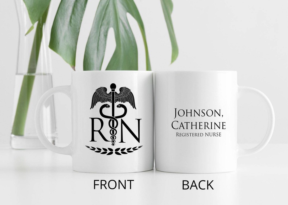 Personalized Rn Gift L Registered Nurse Mug L For Nurse Graduation Present L