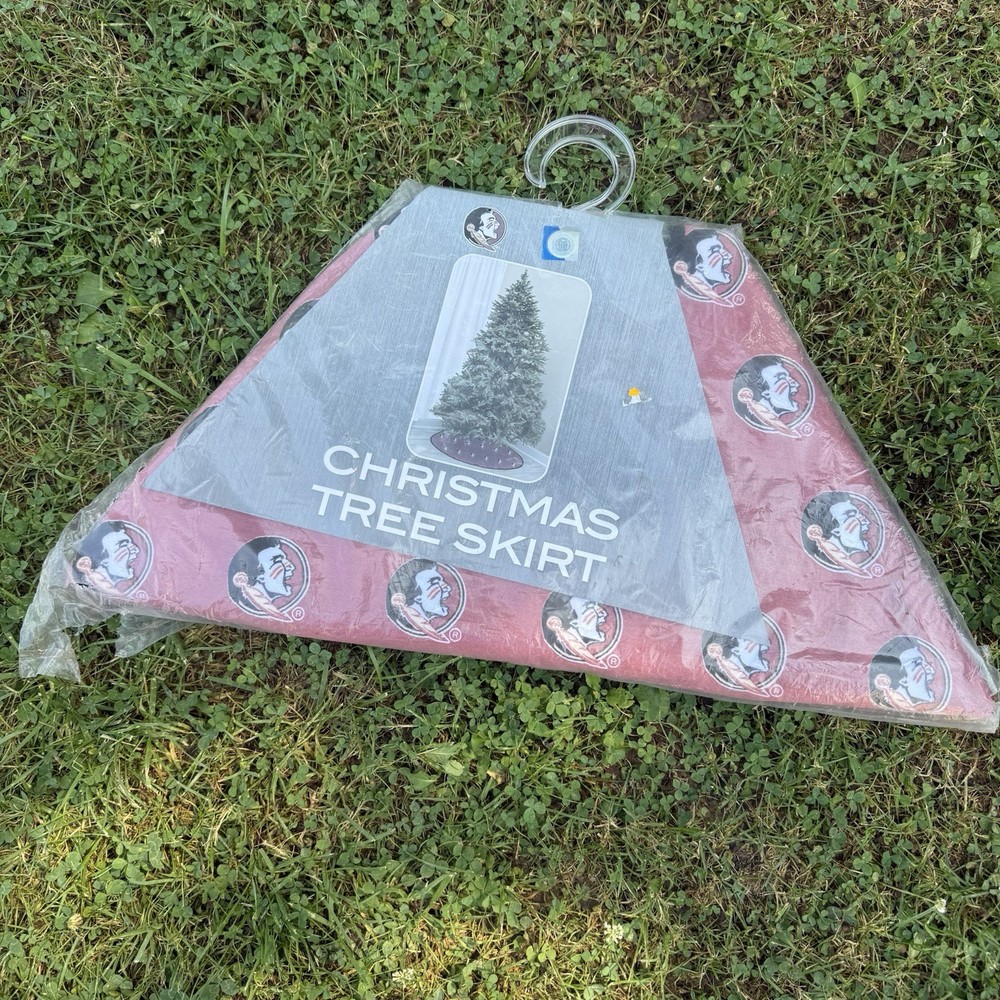 Florida State University Seminoles 52” Microfiber Polyester Christmas Tree Skirt
