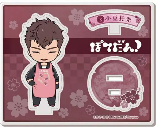 Acrylic Stand Panel 28. Azuki Nagamitsu Potedan Character Uchiban Touken Ranbu -