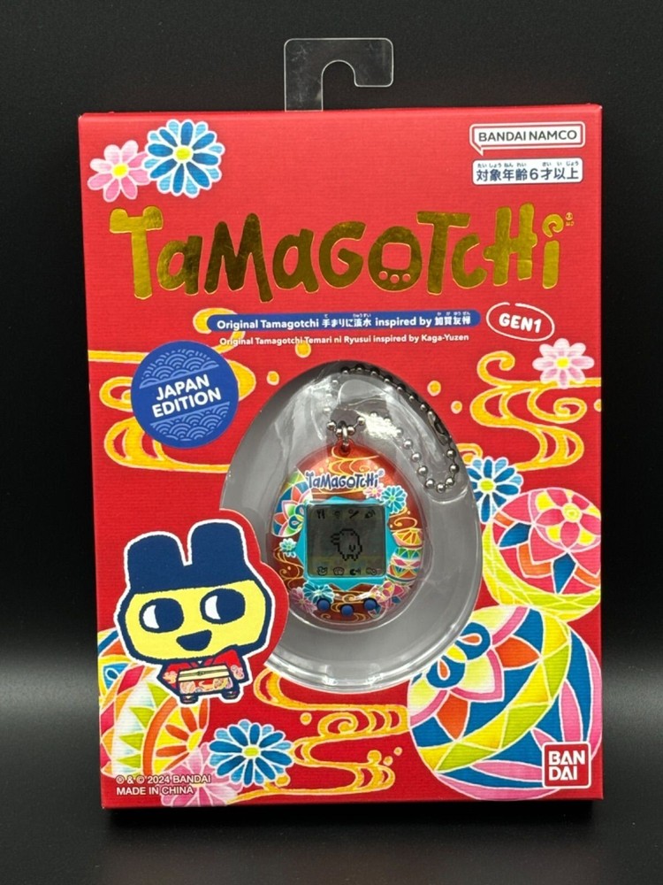 Japan Edition Original Tamagotchi Temari ni Running Water Kaga Yuzen New 2024