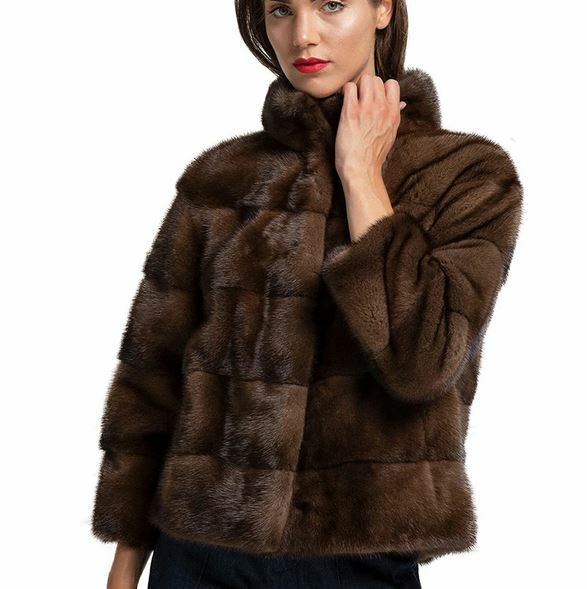Women's Medium Demi-Buff Mink Fur Bolero Jacket On Sale