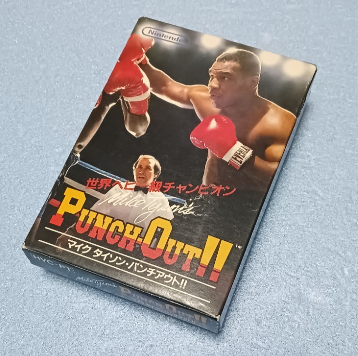 Mike Tyson Punch-Out!! Famicom CIB Complete HVC-PT Nintendo Japan Dictionary
