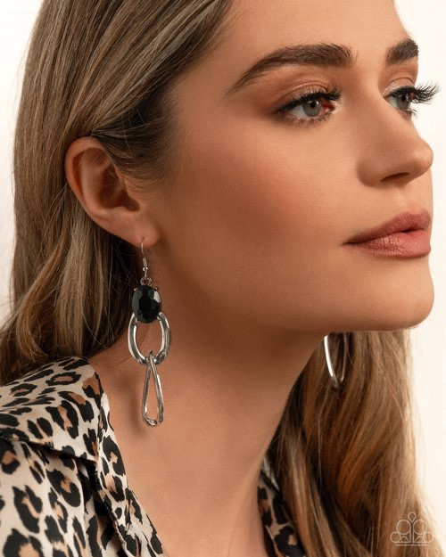 New Paparazzi Jewelry-Lavish Loyalty Earring-Silver