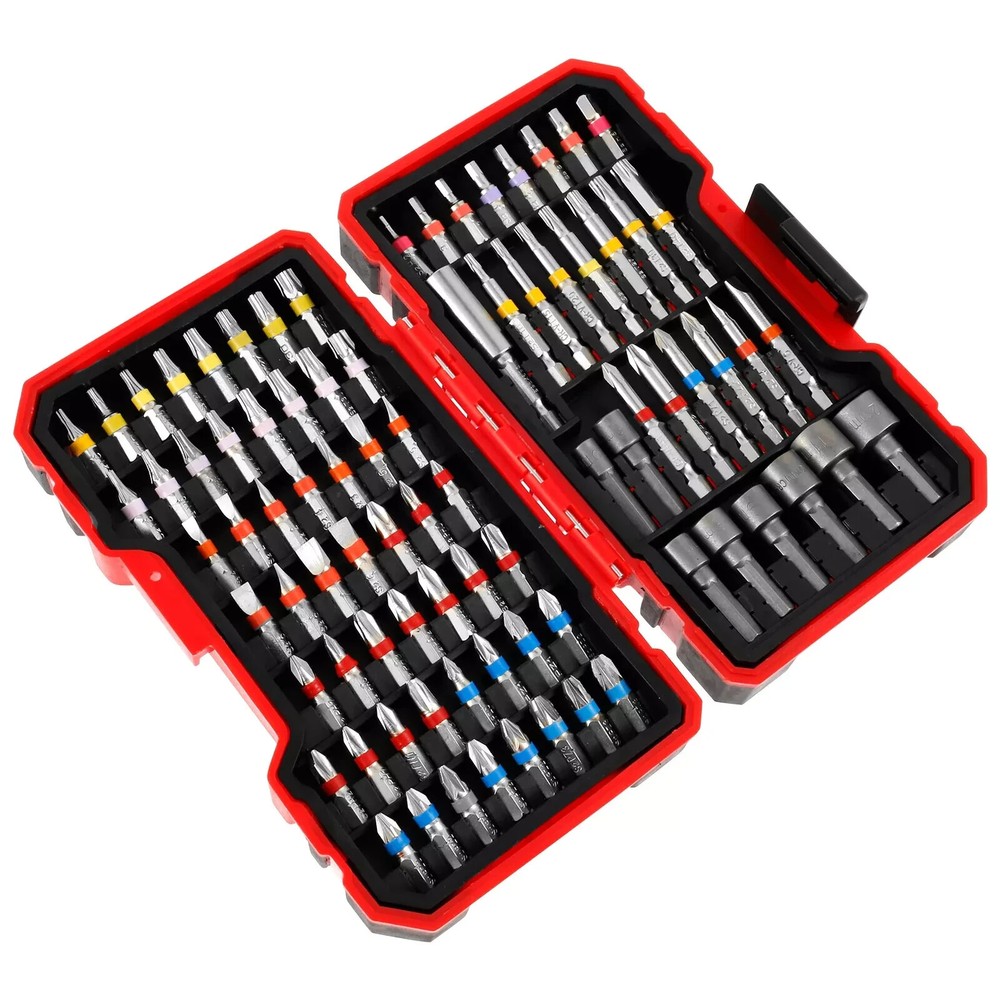 83 Piece Impact Screwdriver Bit Set Nut Driver Torx Phillips Tool Magnetic Drill