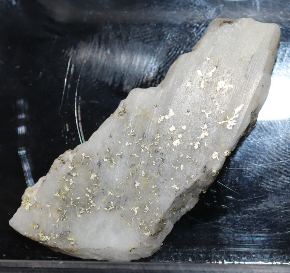Genuine 6.6g Gold Ore Slab from Northern California Motherlode Vein Quartz