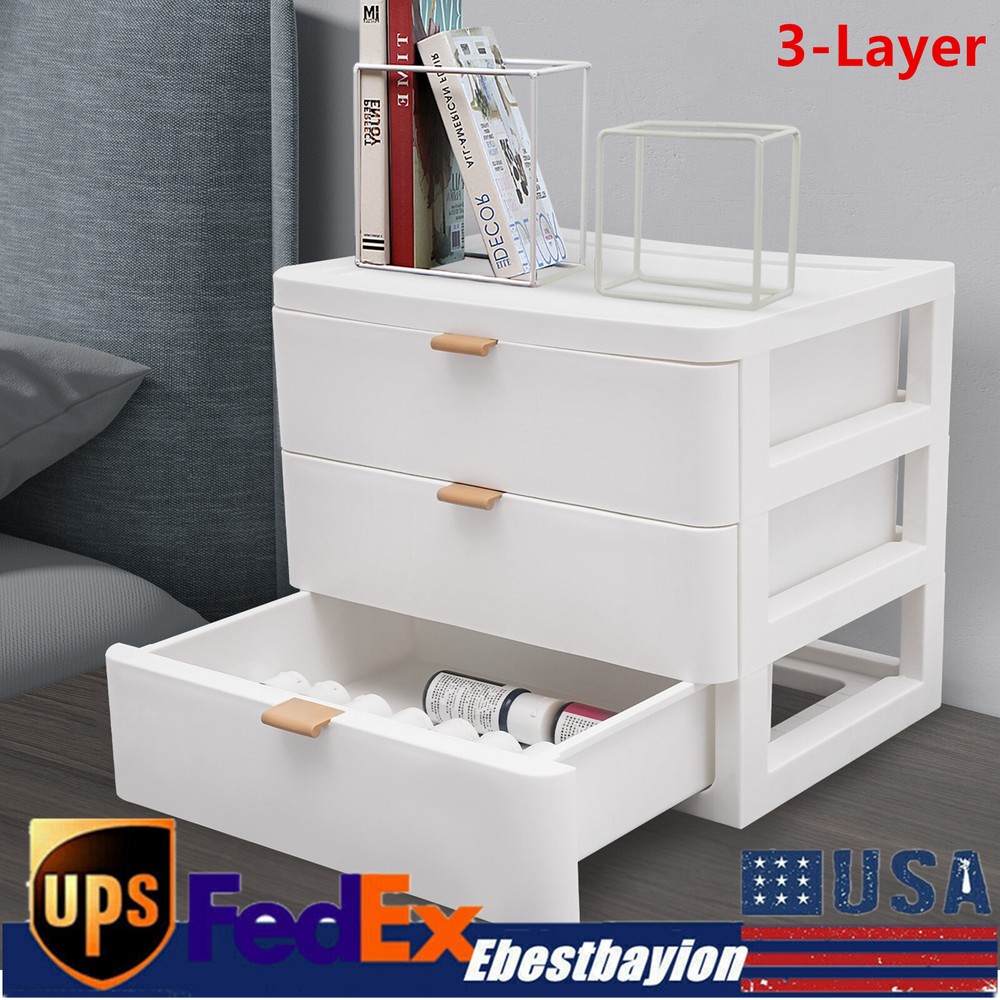 3-Layer Jewelry Organizer Box for Rings Earrings Necklaces Storage