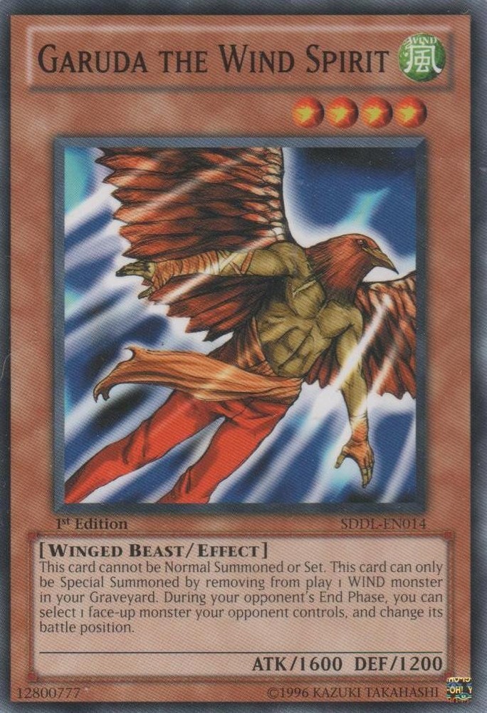 Garuda Wind Spirit SDDL-EN014 Common 1st Edition Heavily Played