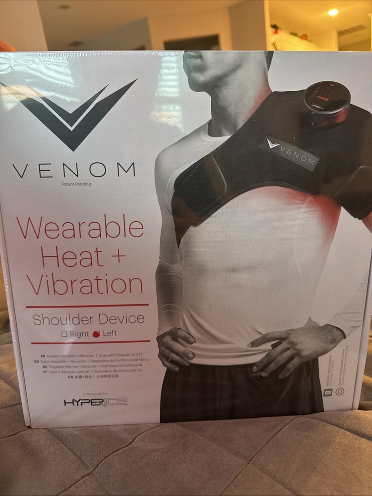 Hyperice Venom Wearable Heat and Vibration Left Shoulder Device