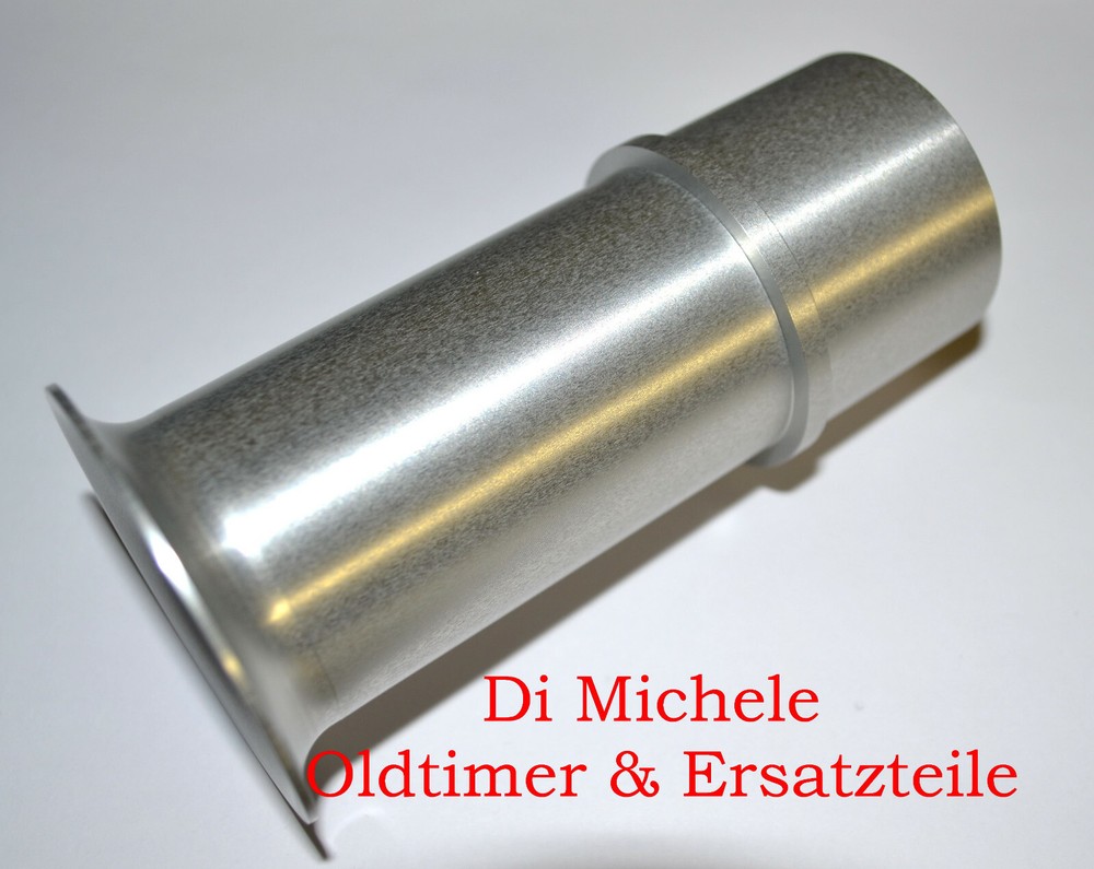 40 DCOE intake funnels aluminium plugged in, length 55mm for Weber carburettor air horn
