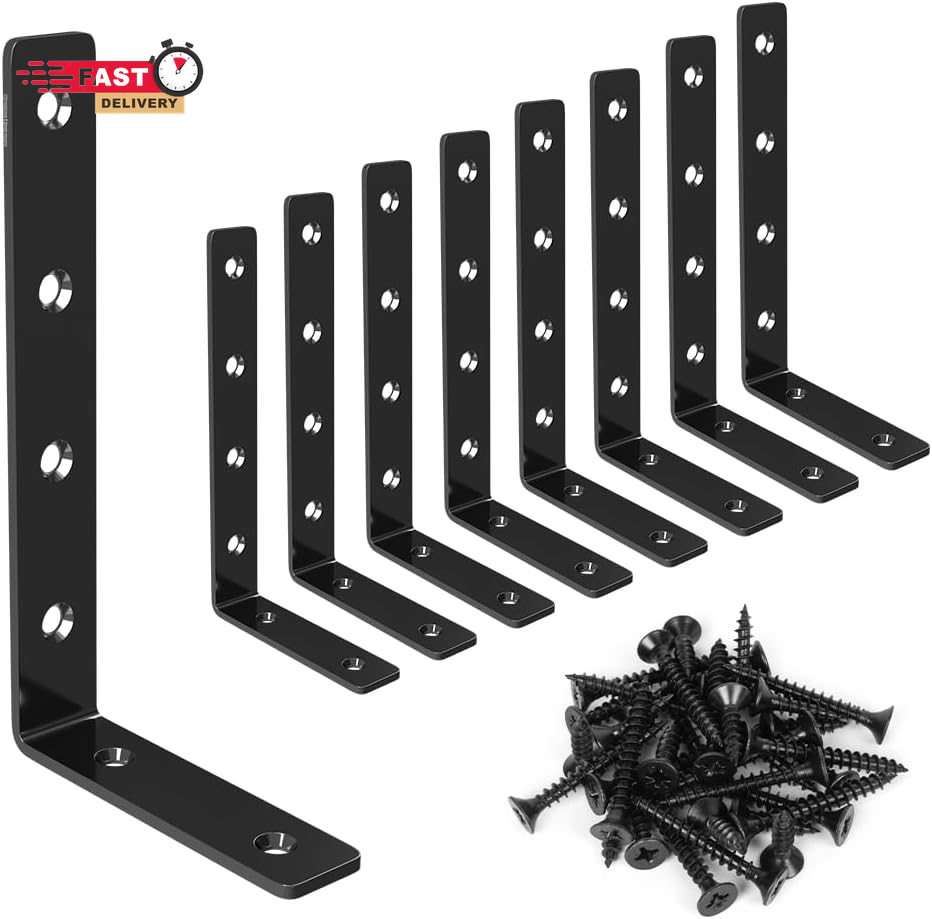 Luckin 8 Pack Shelf Bracket, 5
