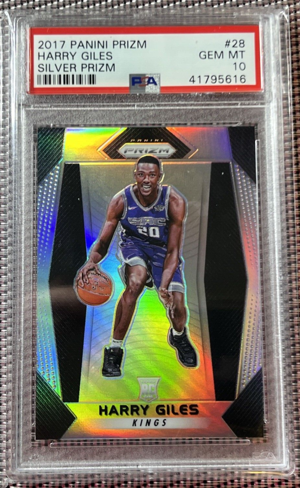 Harry Giles 2017-18 Panini Prizm Silver RC #28 PSA 10 GEM MINT Kings Card