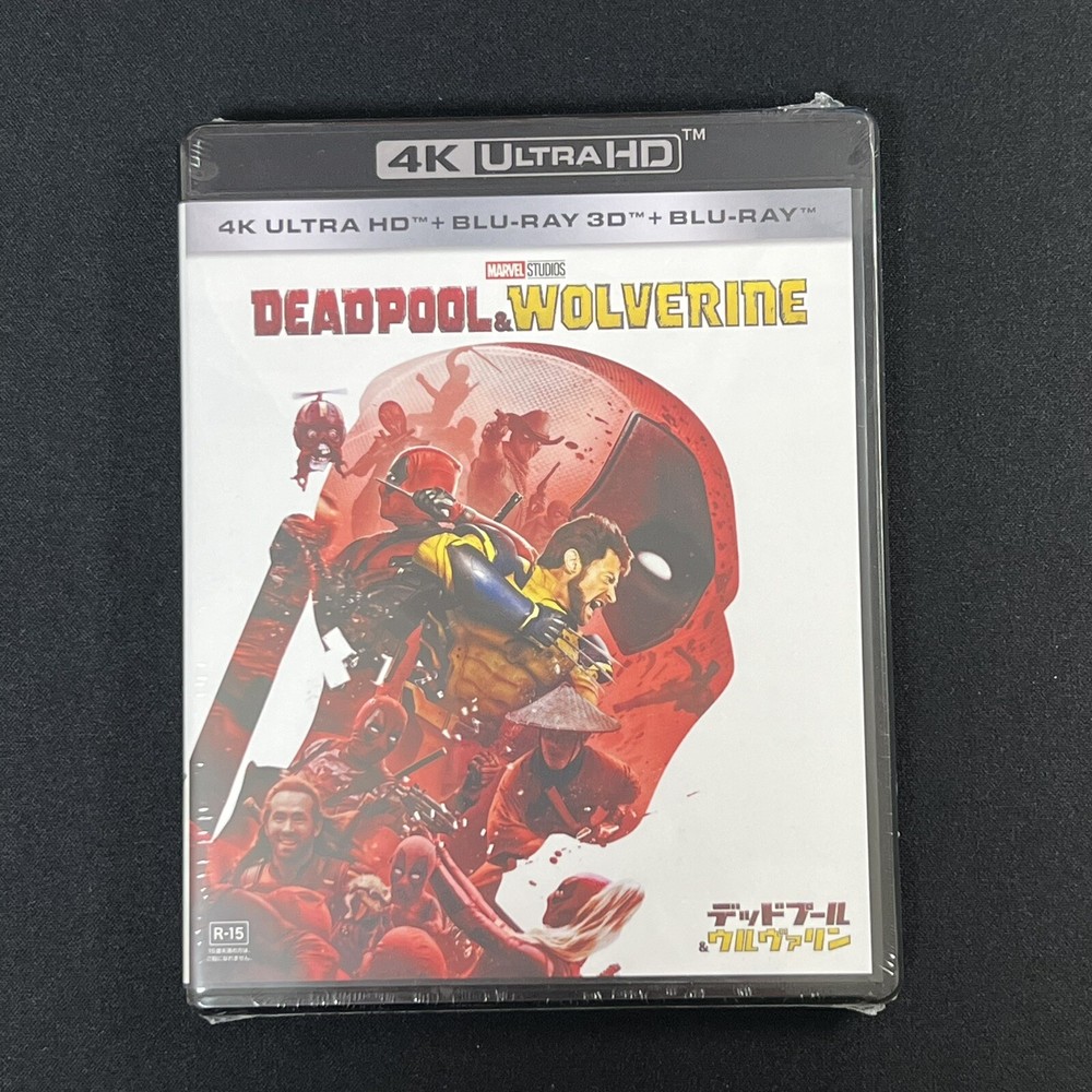 Deadpool & Wolverine 4K Ultra HD+3D+Blu-ray Japan WDUF-1003 NEW Sealed