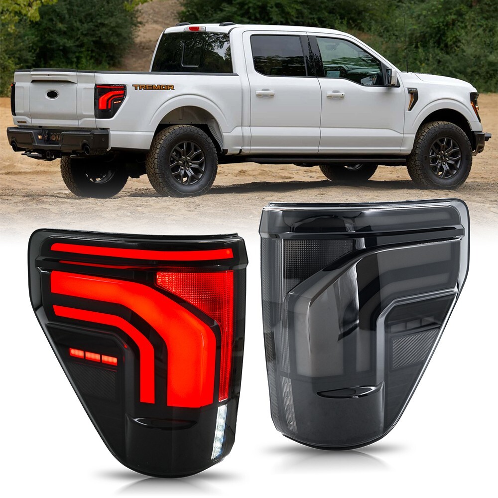LED Tail Lights for 2024-2025 Ford F150 – Dynamic Brake Lamps with Blind Spot Monitoring  