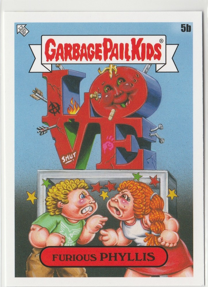 Furious Phyllis Garbage Pail Kids GPK 2021 Vacation Series Card