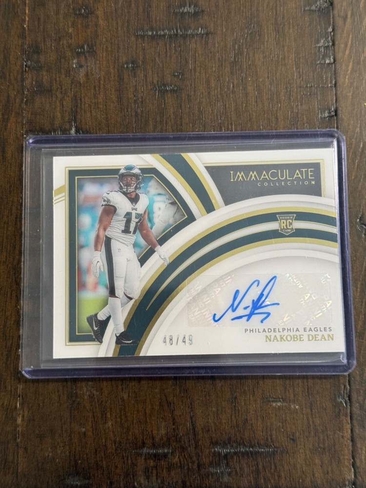 Nakobe Dean Immaculate Collection /49 Rookie Card