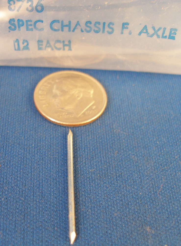 1pc Original  Aurora AFX & 4-Gear Specialty Slot Car Spear Style Front Axle 8736