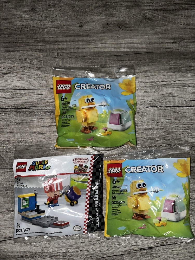 Lego Creator Mini Set with Super Mario & Easter Egg Chick 30702 & 30690