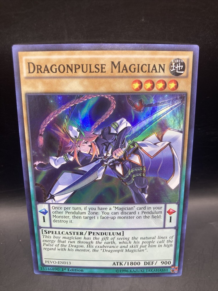 Dragonpulse Magician PEVO-EN013 1st Edition Pendulum Evolution Yugioh Card