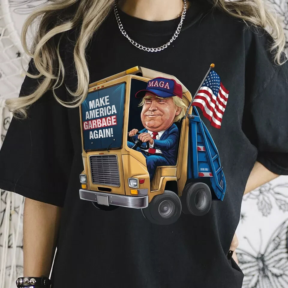 Garbage Proud Trump Supporter Election 2024 T-Shirt, Trump Supporter T-shirt