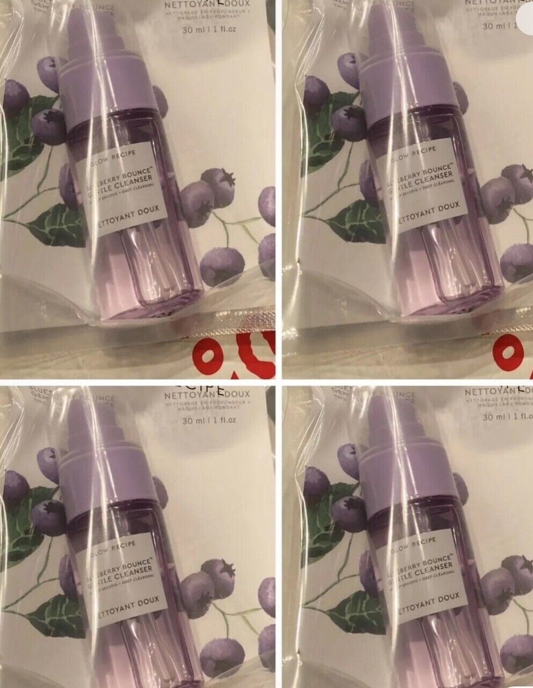 Glow Recipe Blueberry Bounce Hydrating Cleanser Travel Size 30mL 1oz