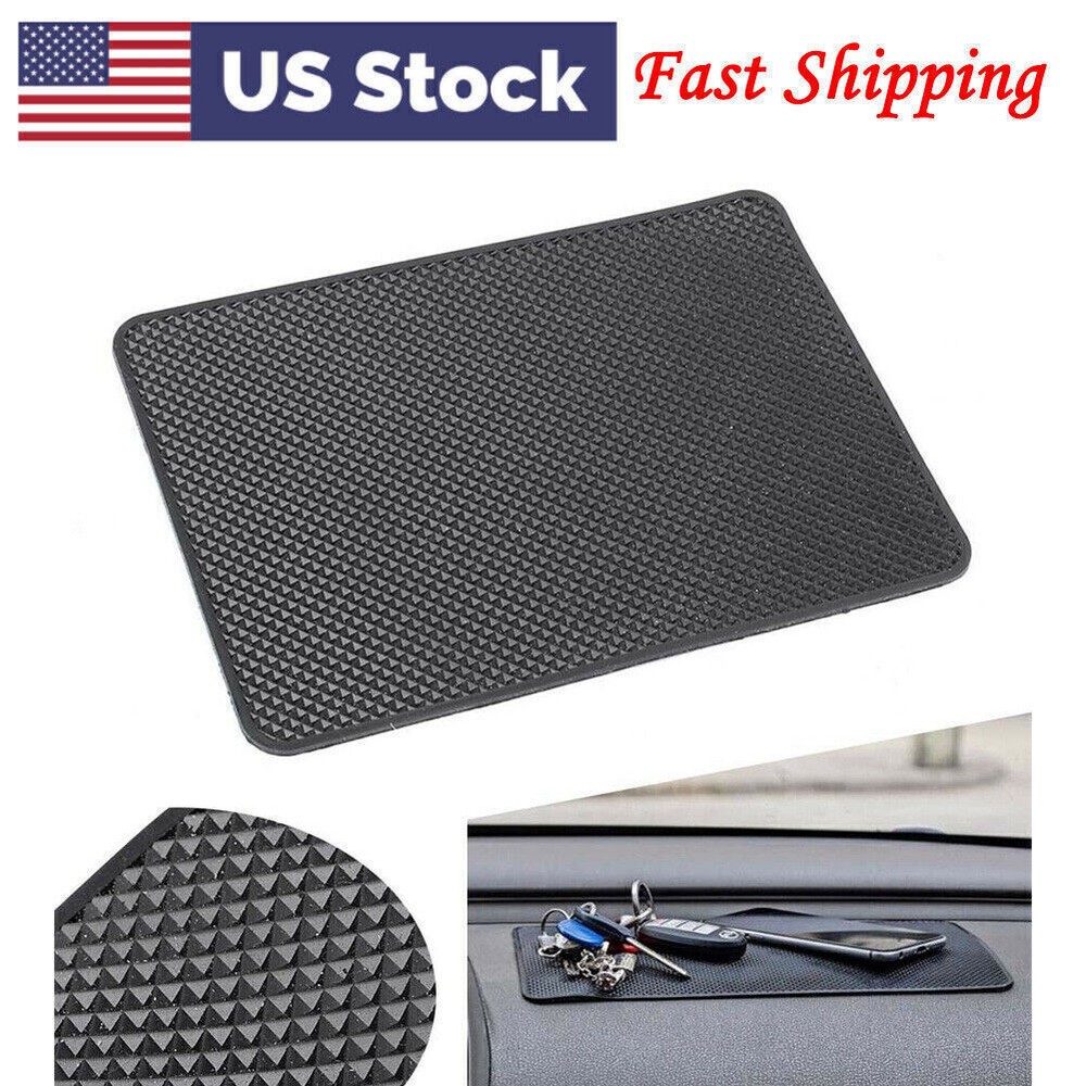 Anti-Slip Dashboard Mat for Phones, GPS & Coins