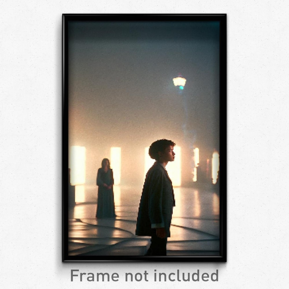 Pixel Art Poster - Sharp Thoroughfare (8 Bit Psychedelic Video Game Print)