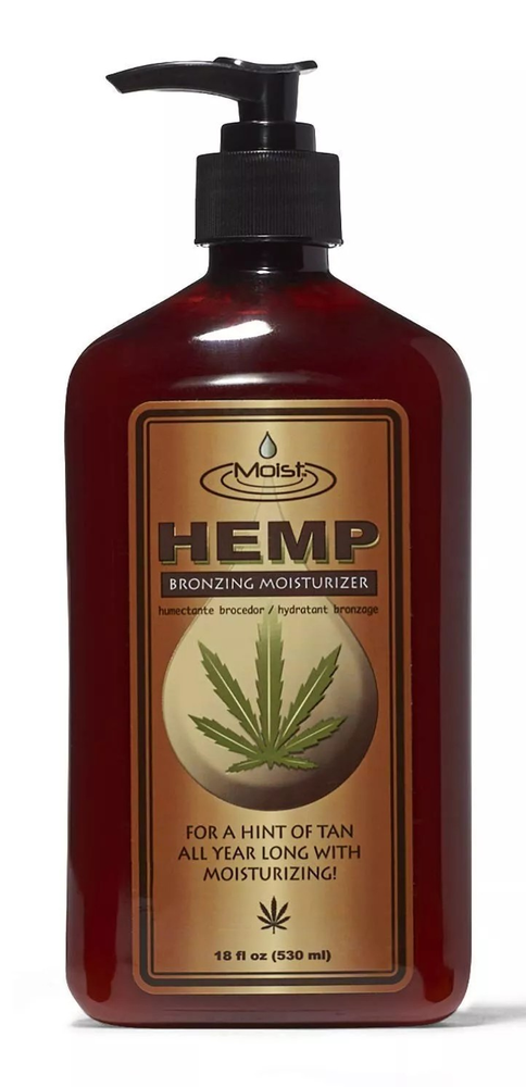 Moist Hemp Bronzing Moisturizer 18 fl oz (530ml) – Deep Hydration & Glow