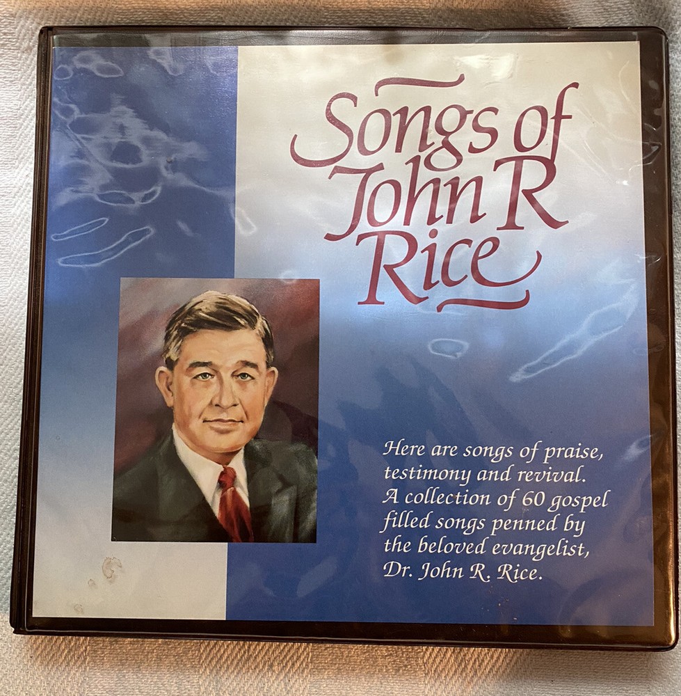 John R Rice 5-Cassette Song Collection with Free Shipping