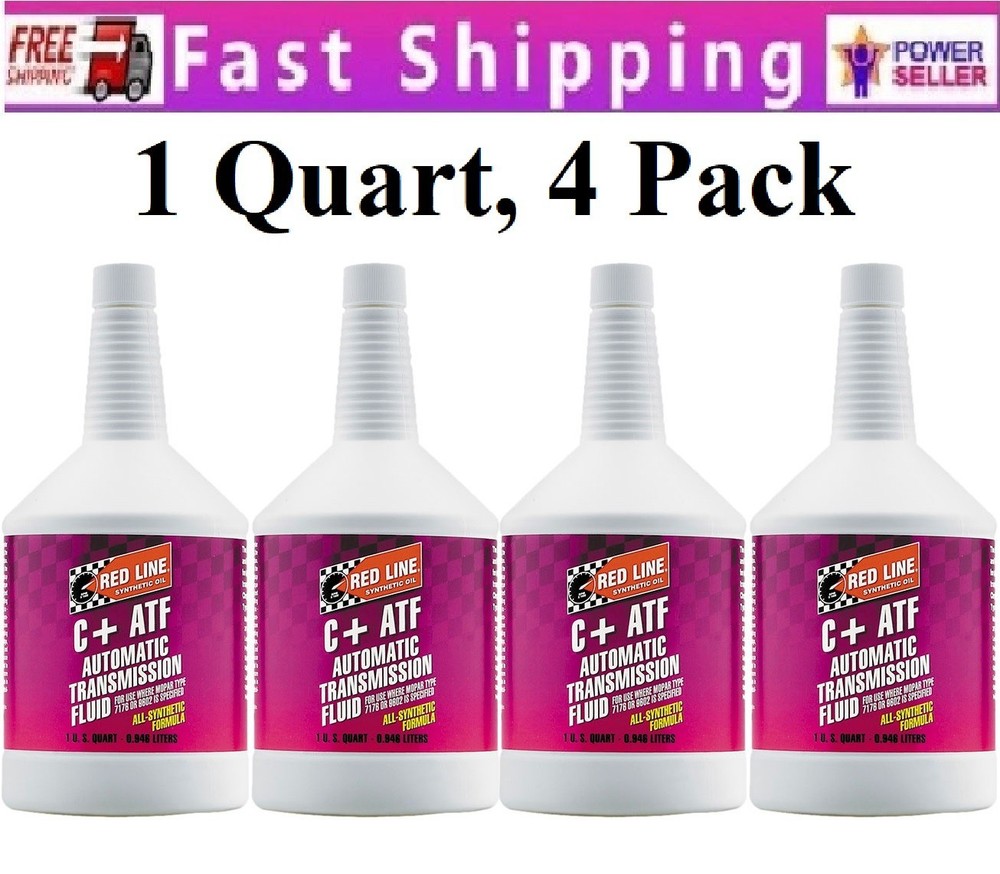 Red Line C+ Synthetic ATF, 4 Quart, Authentic, Stock US-No Import Fees