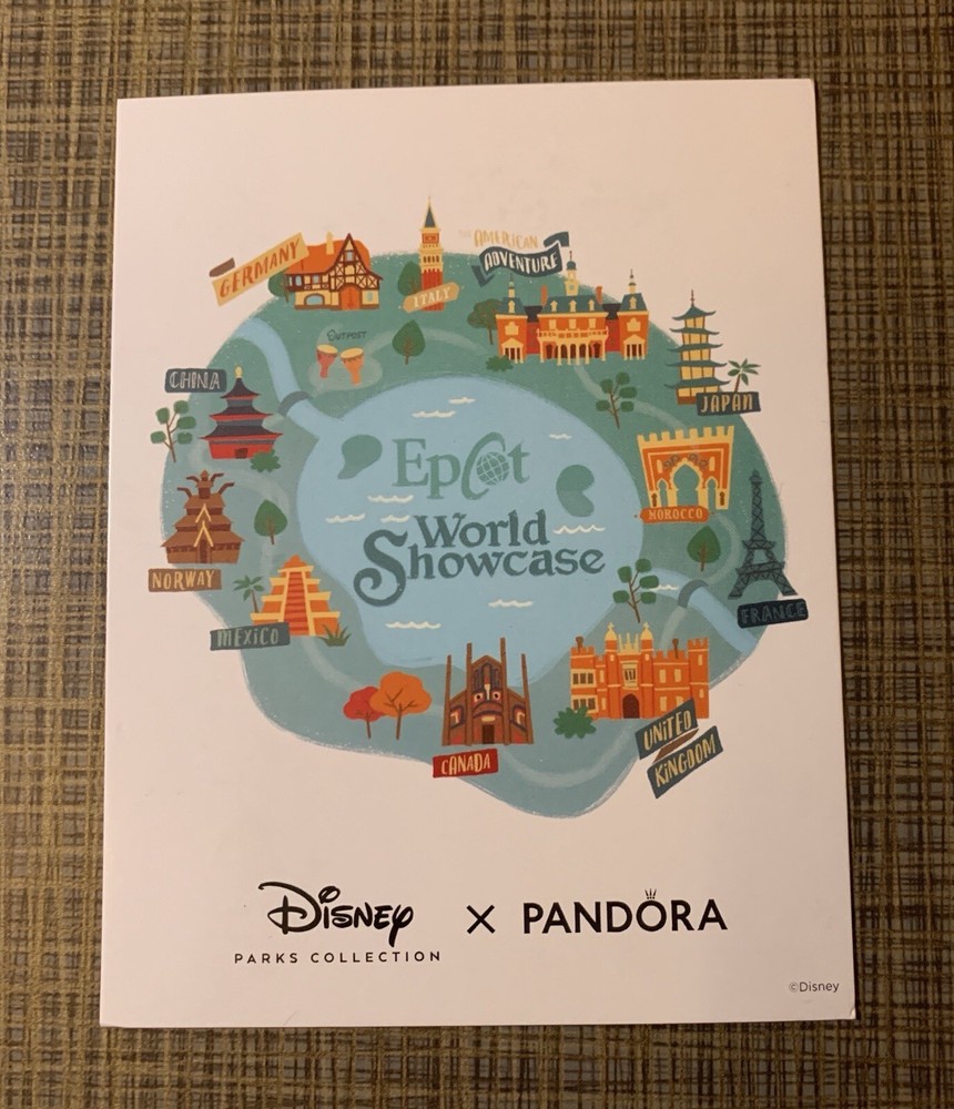 Pandora -  Disney Parks Collection -  Epcot World Showcase Preview Sheet