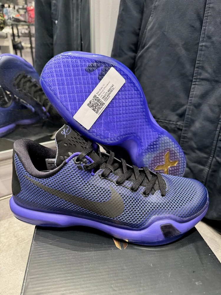 Nike Kobe 10 Blackout 745334-005 Size 10 Fast Shipping
