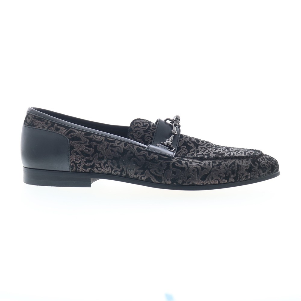 Robert Graham Buck RG5273S Mens Black Leather Loafers & Slip Ons Casual Shoes 9