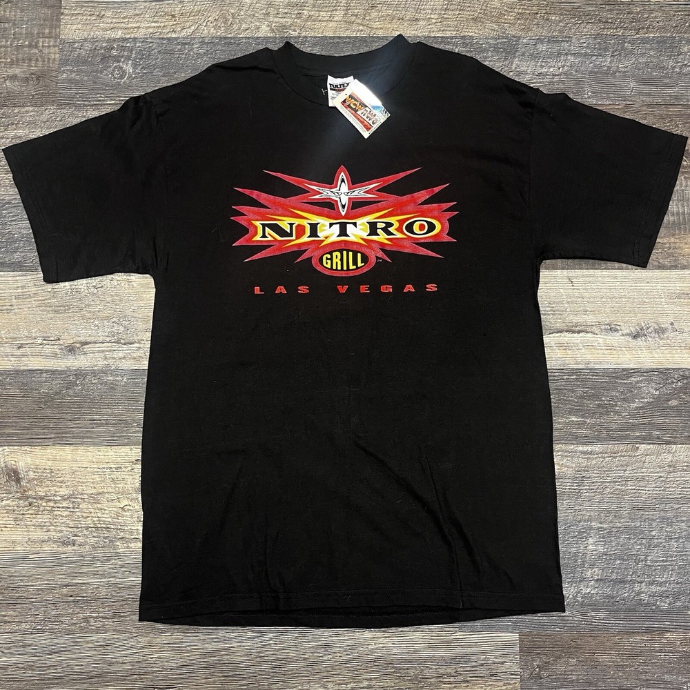 Vintage Men’s Xl WCW/NWO Nitro Grill T Shirt 90s Las Vegas NWT
