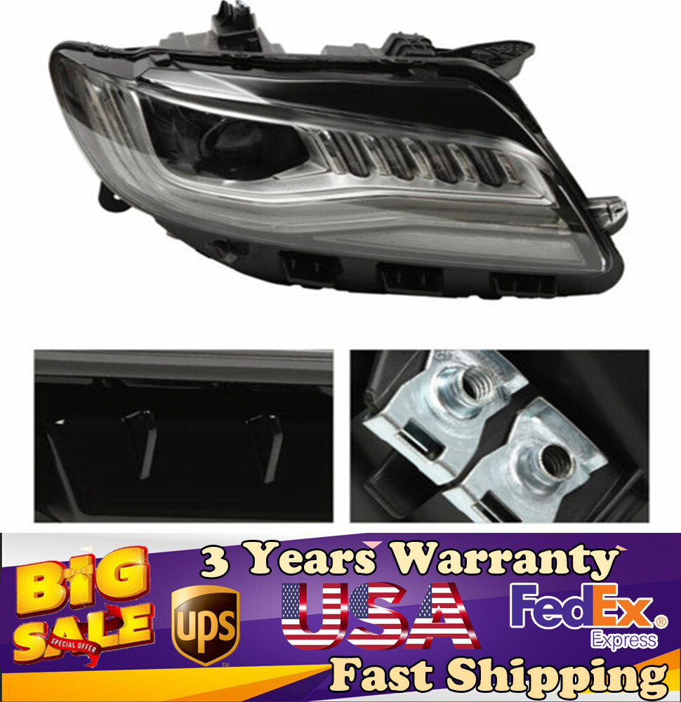 Right Passenger Headlight For 2018 2019 2020 Lincoln Mkz OEM HID/Xenon Adaptive