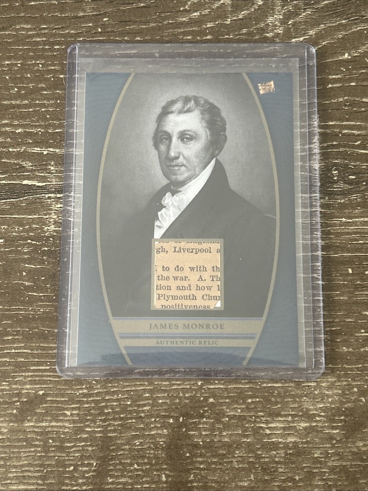 2024 Pieces Of The Past James Monroe Relic VSR-JM2