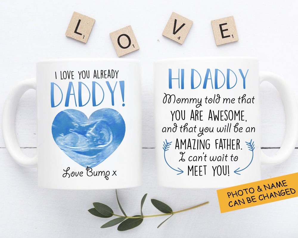 Ultrasound Photo Personalized Mug You Are Awesome Daddy Mug 1st Fathers Day Baby