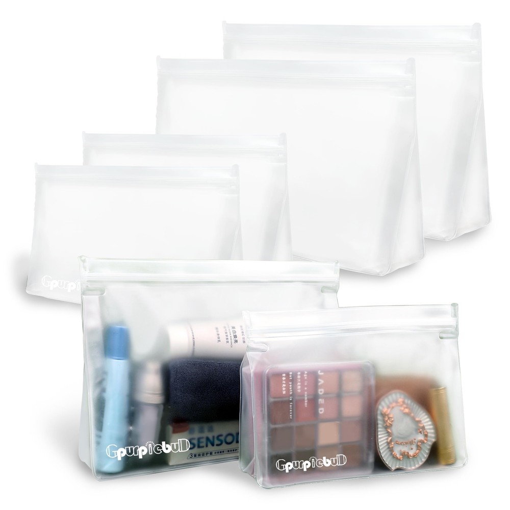 PEVA Leakproof TSA-Approved Quart-Size Clear Toiletry Bag