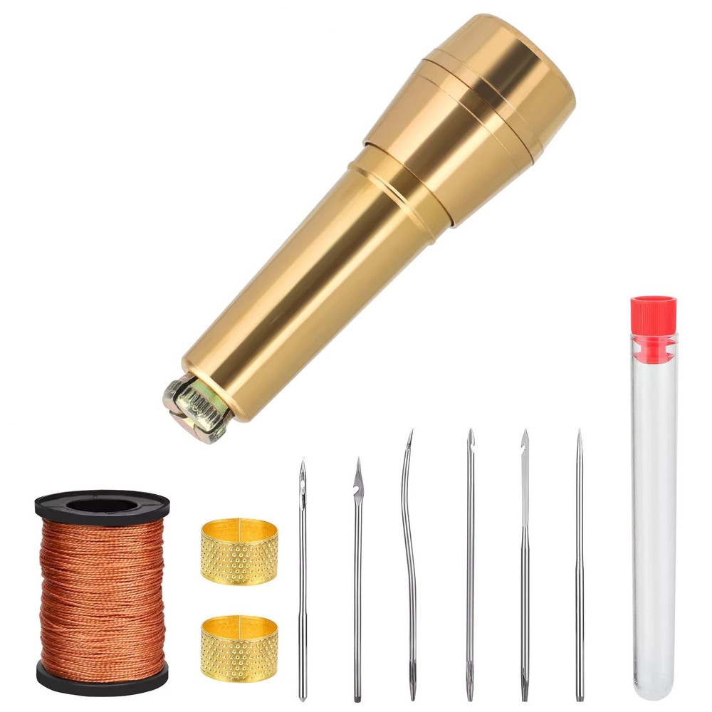 10-Piece Leather Sewl Awl Kit for Car Seats & Furniture Repair