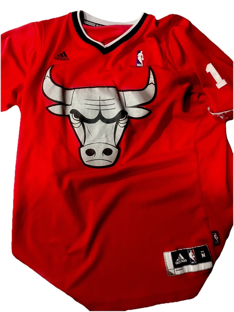 2013 Adidas Chicago Bulls Derrick Rose Christmas Game Jersey Size M
