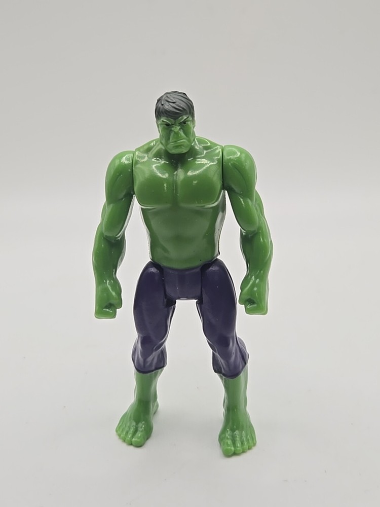 Marvel Avengers Hulk 4 Inch Figure, Classic Comics-Inspired Design - 1:18 scale