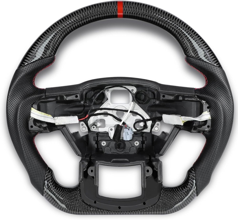 Carbon Fiber Steering Wheel For Ford Raptor 2015-2020 Performance with Heated