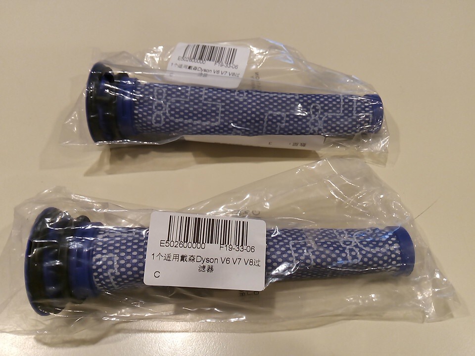2PCS Genuine Replacement Filters for Dyson V6 V7 V8 DC58 DC59 Animal Vacuum Cleaners