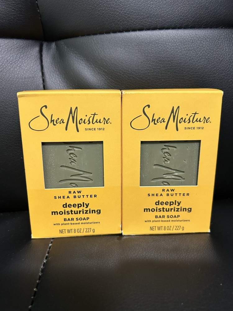 Shea Moisture Raw Butter Bar Soap - 8oz (2 Pack)