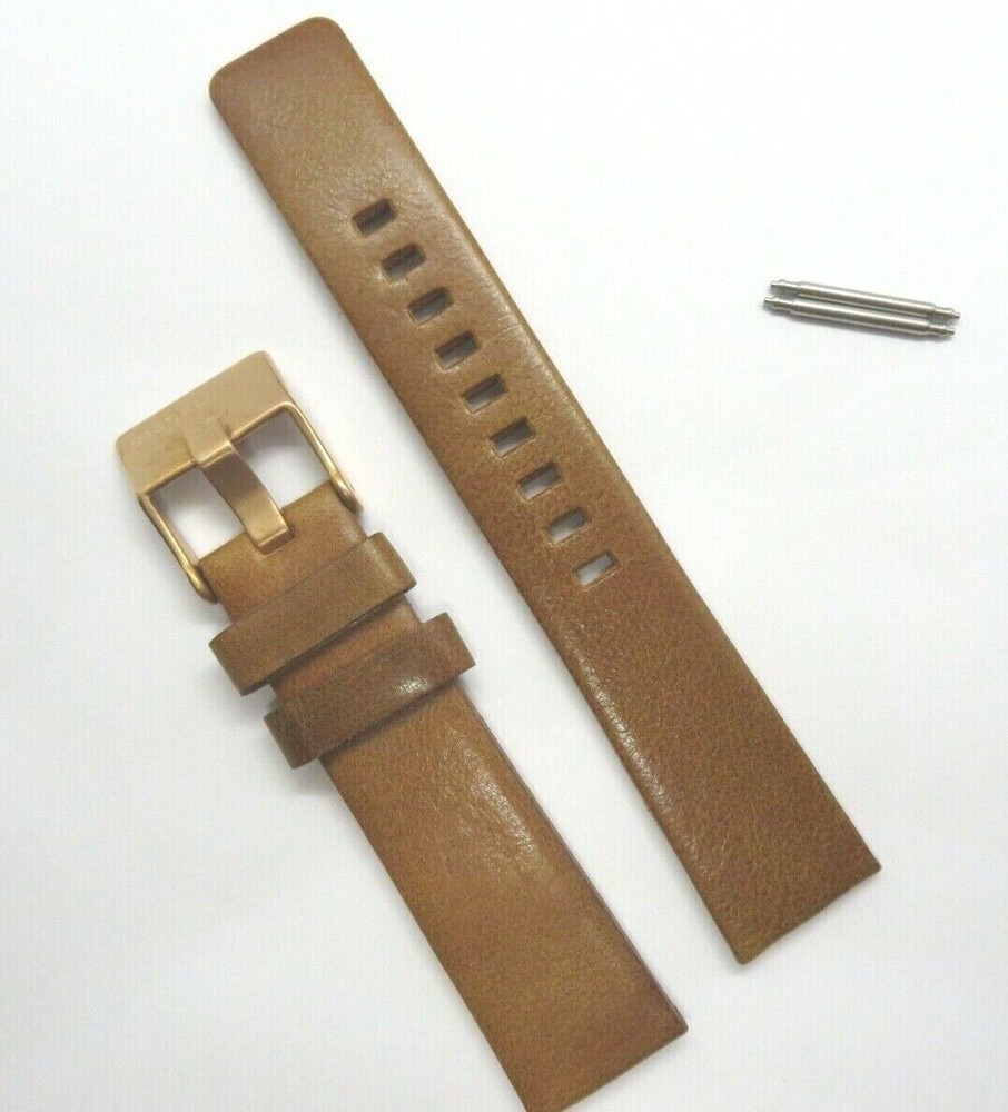 DIESEL Original Replacement Leather Strap DZ5488 Watch Strap Brown 20 Mm