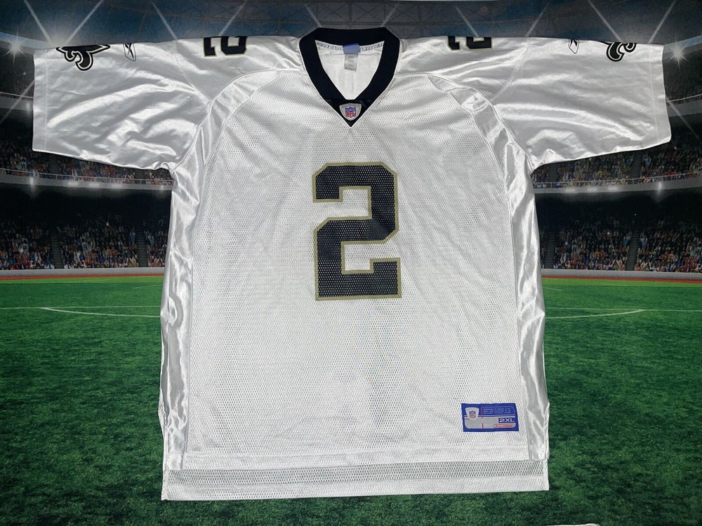 New Orleans Saints Aaron Brooks #2 Reebok Jerseys Sz 2XL White Preowned