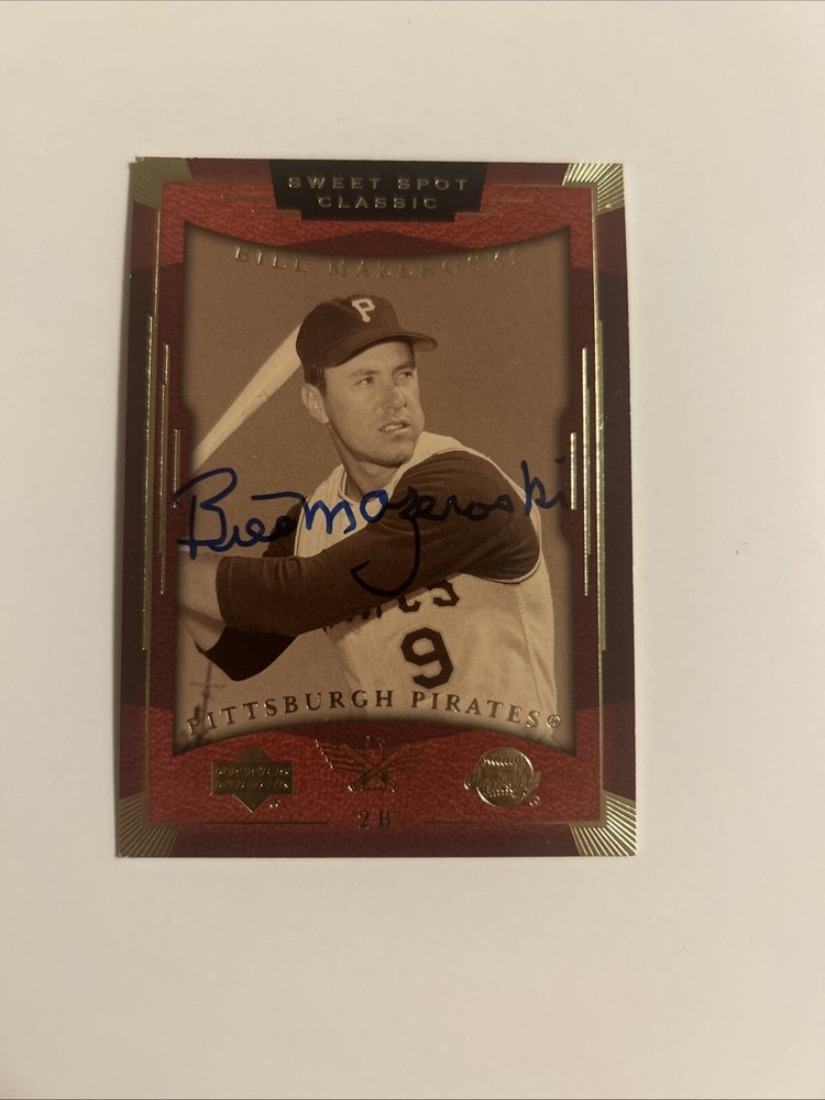 AUTOGRAPHED 2004 Bill Mazeroski Upper Deck Sweet Spot Classic #5