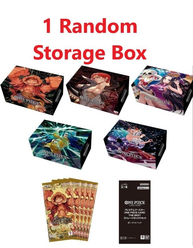 Premium Booster ONE PIECE CARD GAME THE BEST Storage Box Set Japan New