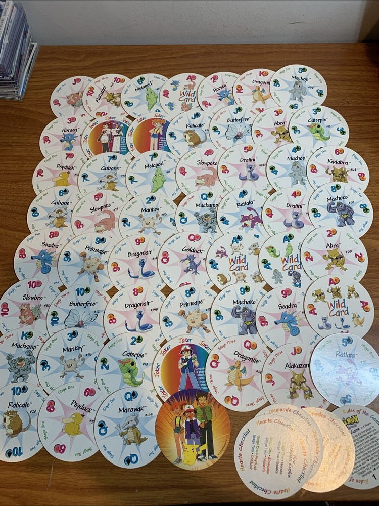 Lot Of 57 Pokémon Rummy Cards