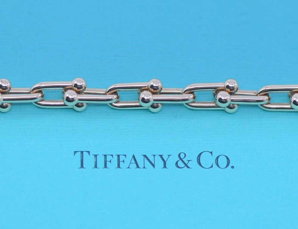 Tiffany & Co 18K Rose Gold Hardwear Medium Chain Bracelet