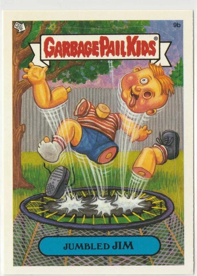 Jumbled Jim Garbage Pail Kids GPK 2004 ANS3 All-New Series 3 Card